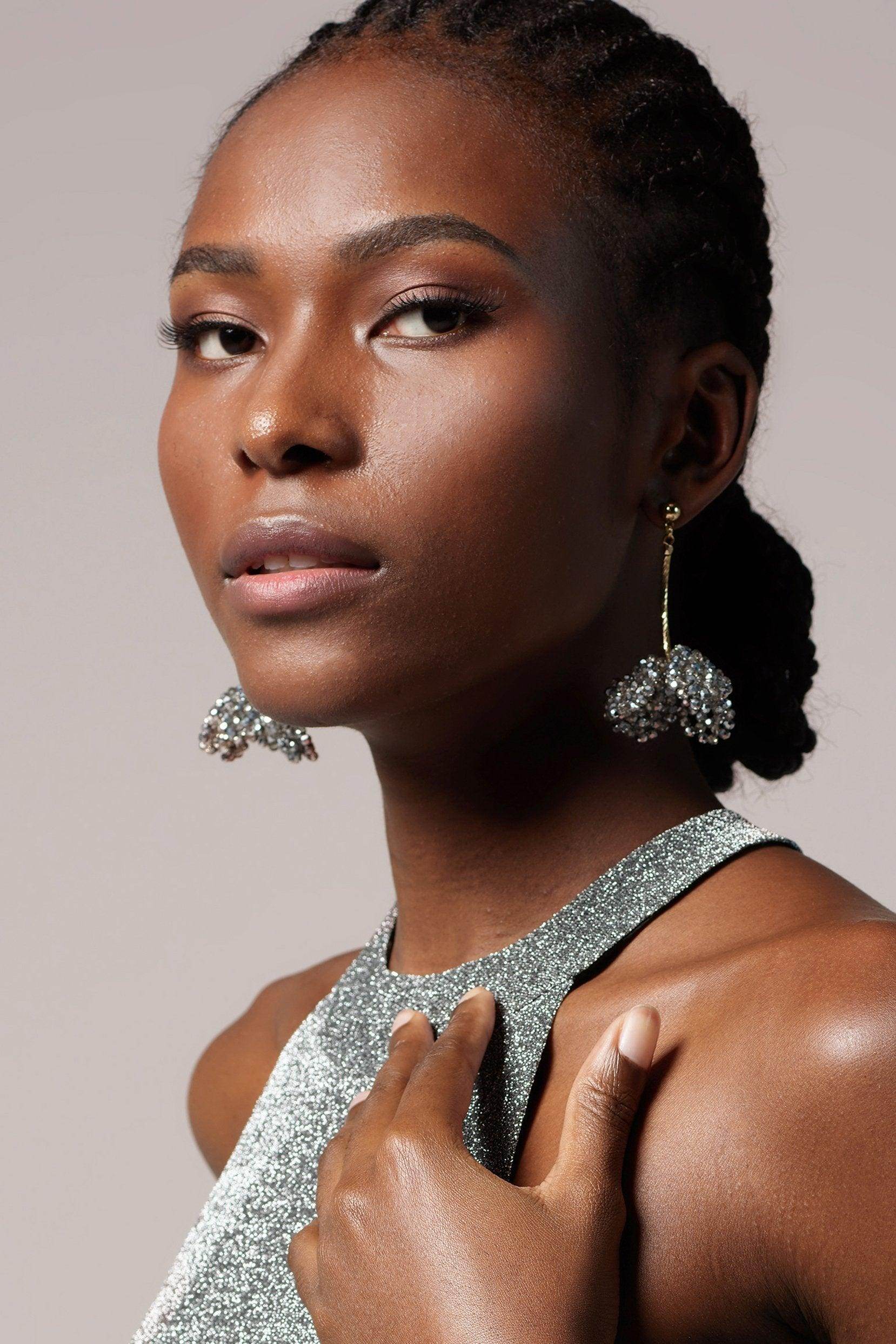 Fantastic Alloy Wedding Earrings with Crystals HG18006 - COCOMELODY